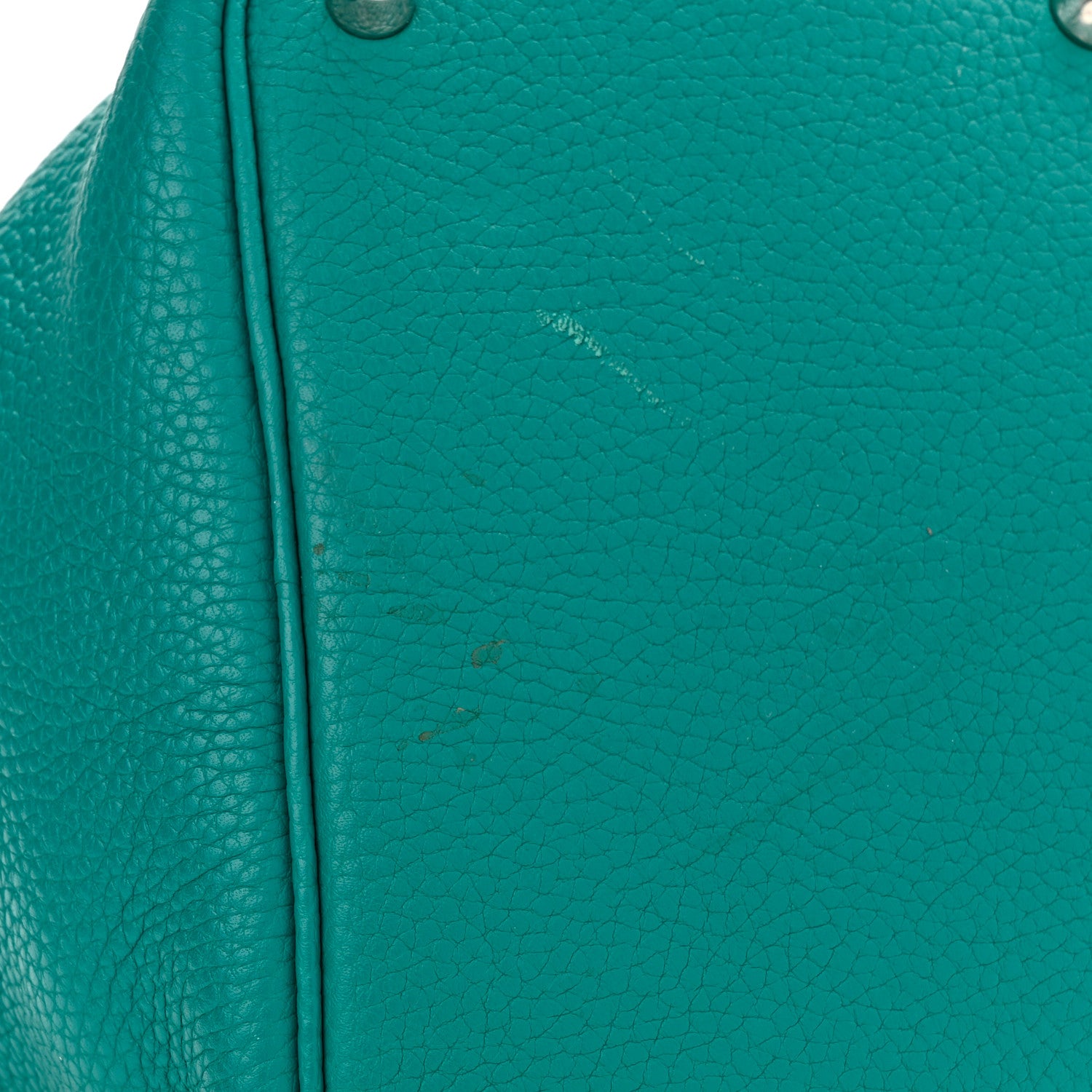 Hermes Taurillon Clemence Picotin Lock 18 PM Turquoise 13 of 13