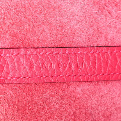 Hermes Taurillon Clemence Swift Eclat Picotin Lock 18 PM Rose Mexico Rouge De Coeur 7 of 11