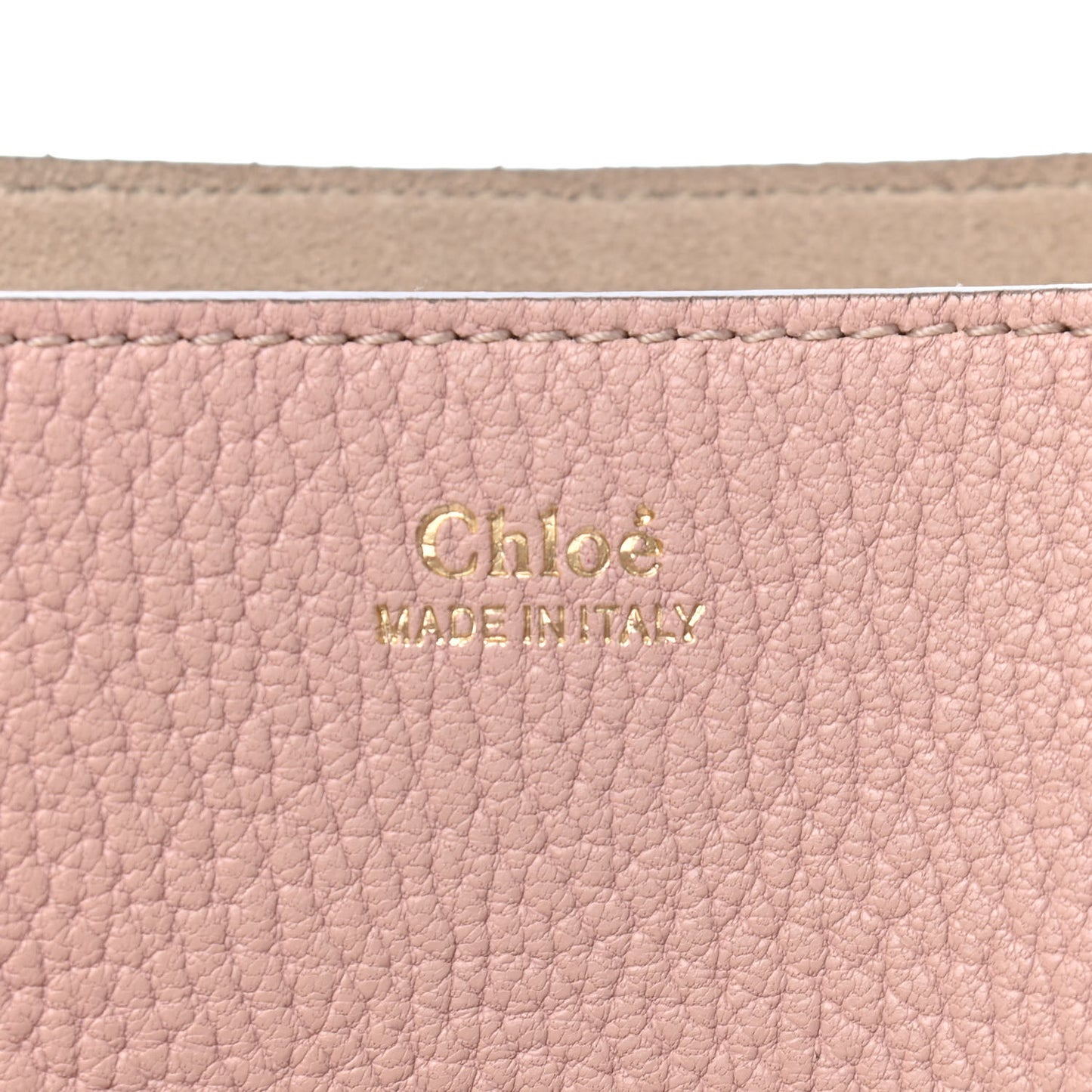 Grained Lambskin Mini Drew Shoulder Bag Cement Pink