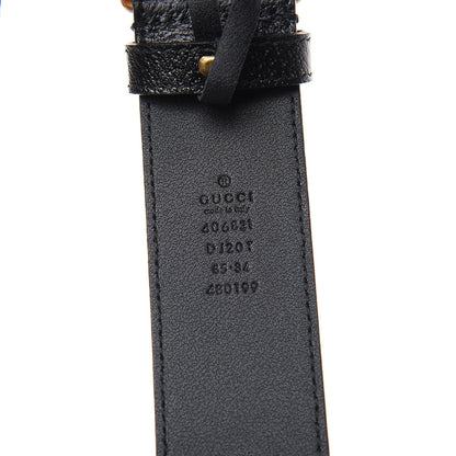 Gucci Textured Calfskin Double G 40mm Belt 85 34 Black 6 of 6