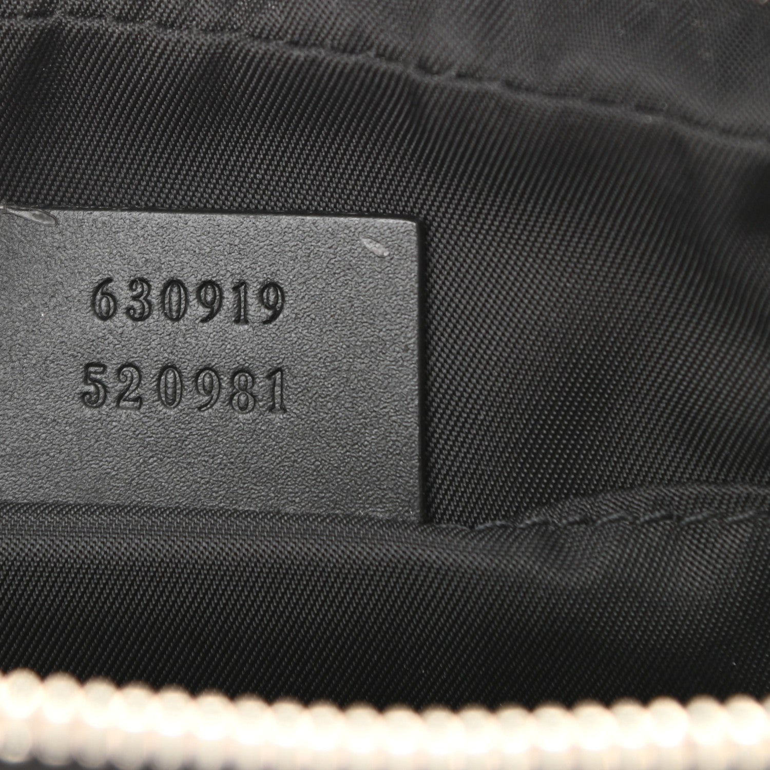 Gucci Canvas Web Slim Belt Bag Black 7 of 10