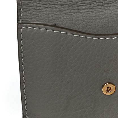 Chloe Grained Calfskin Marcie Square Wallet Cashmere Grey 12 of 15
