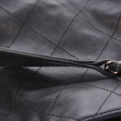 Chanel Lambskin Stitched Medium Ultimate Soft Tote Black 14 of 17