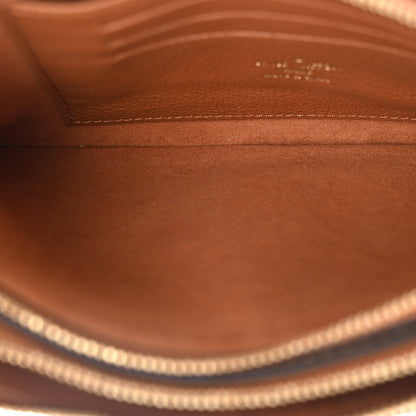 Louis Vuitton Empreinte Monogram Giant Double Zip Pochette Caramel 5 of 10