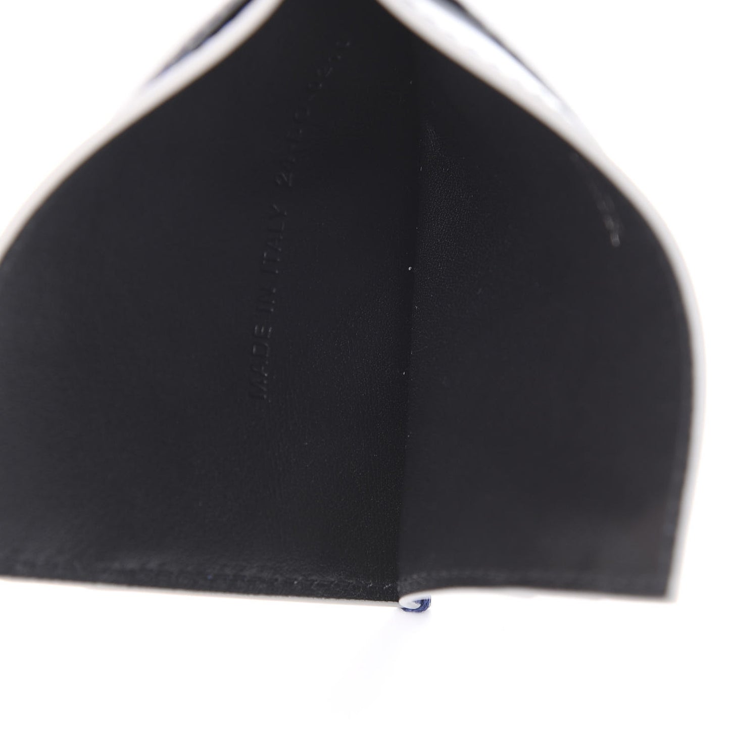 HOMME Textured Calfskin Gradient Card Holder Blue