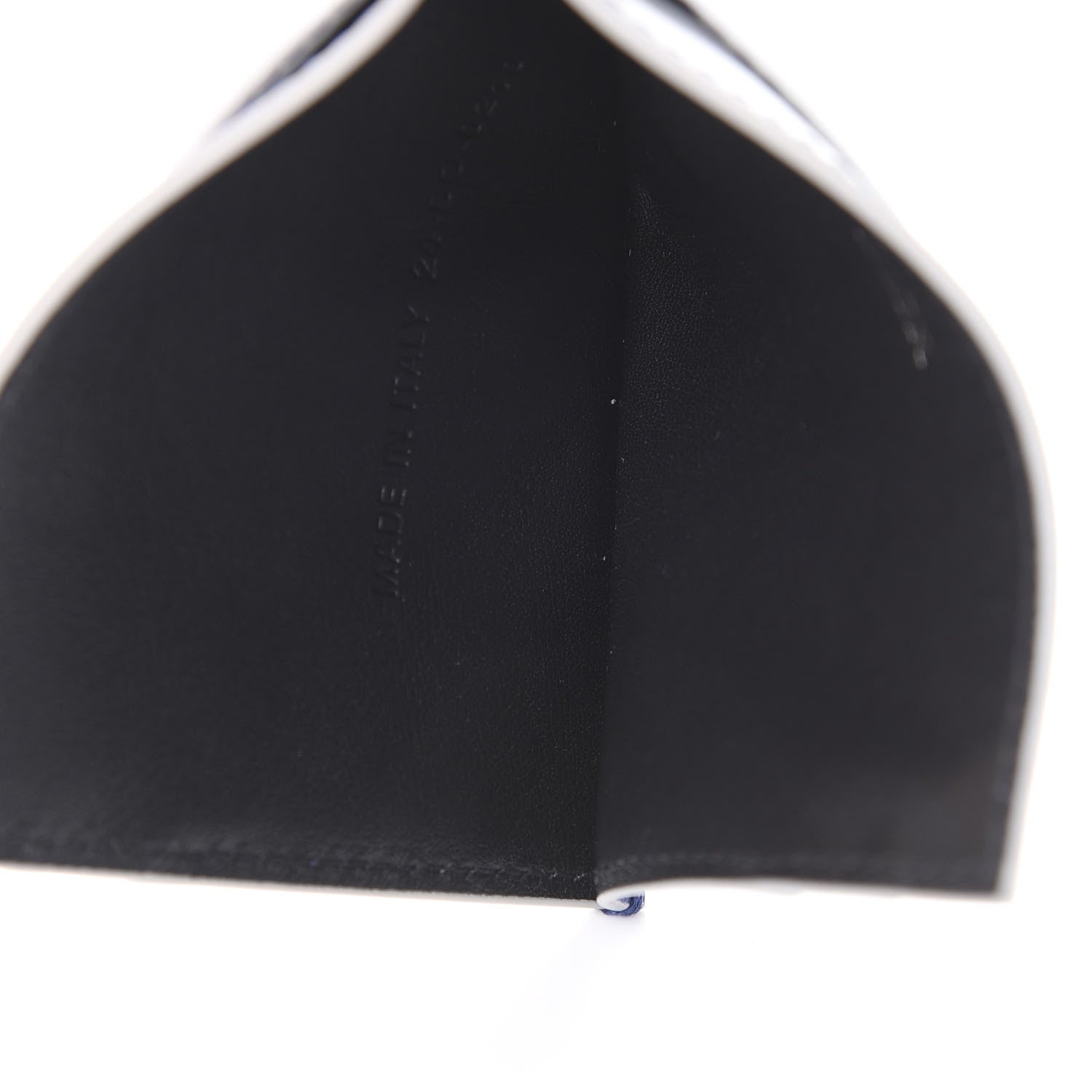 Christian Dior HOMME Textured Calfskin Gradient Card Holder Blue 5 of 7