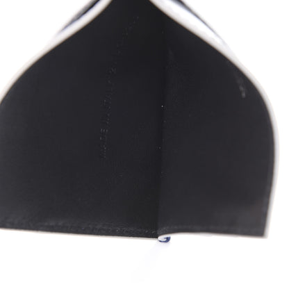 Christian Dior HOMME Textured Calfskin Gradient Card Holder Blue 5 of 7