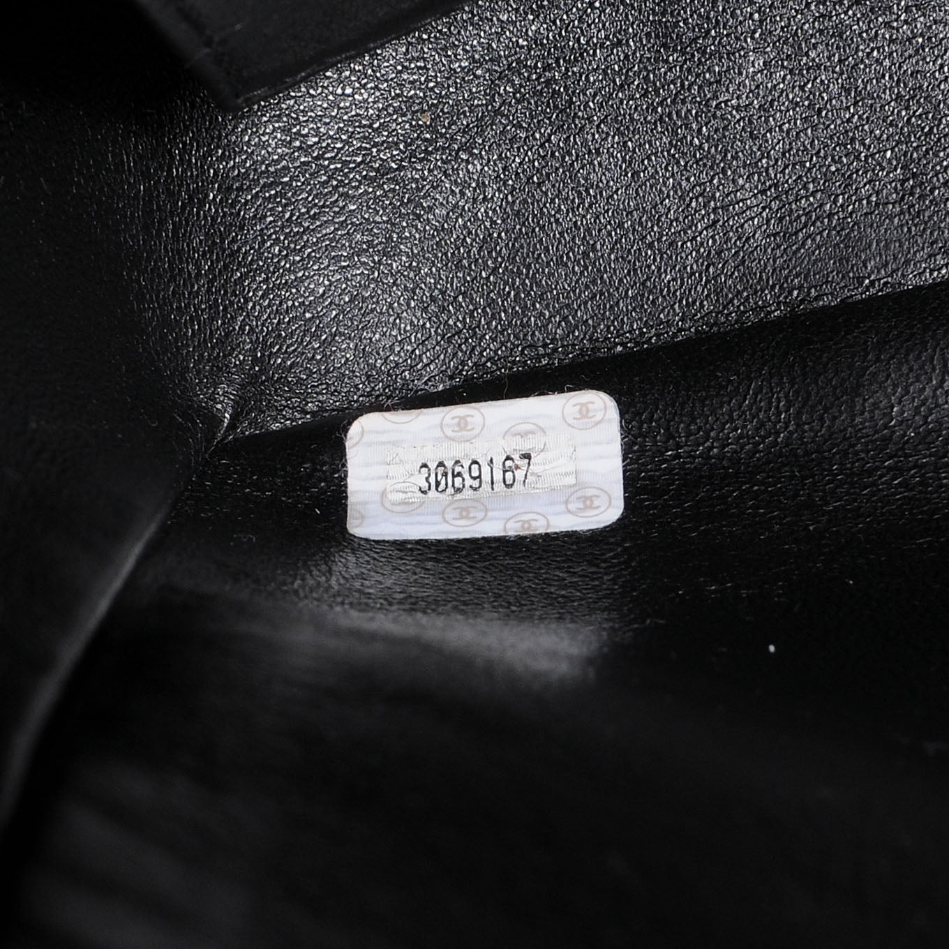 Chanel Lambskin Quilted CC Shoulder Bag Black 7 of 7