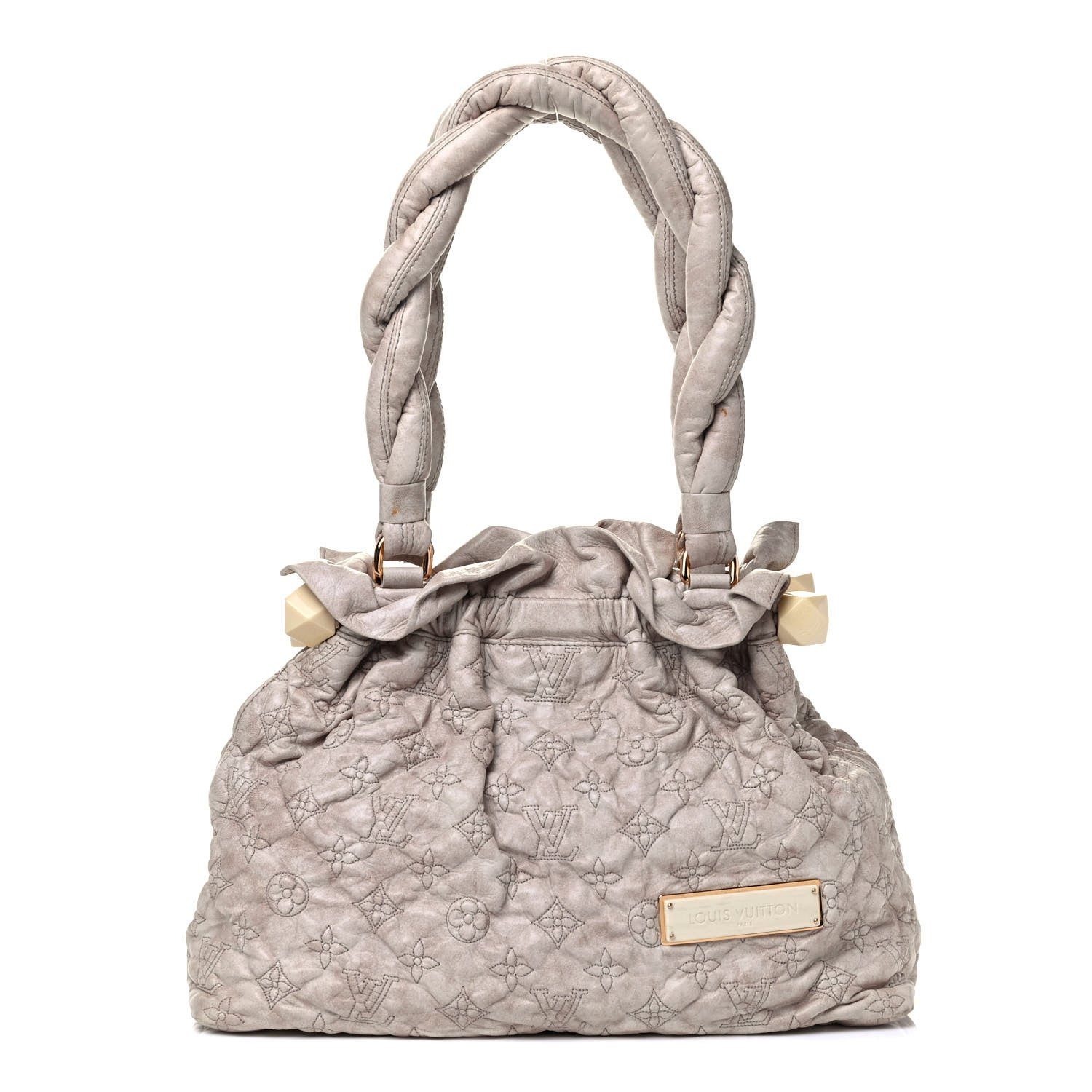 Louis Vuitton Lambskin Olympe Stratus PM Ecru 1 of 4