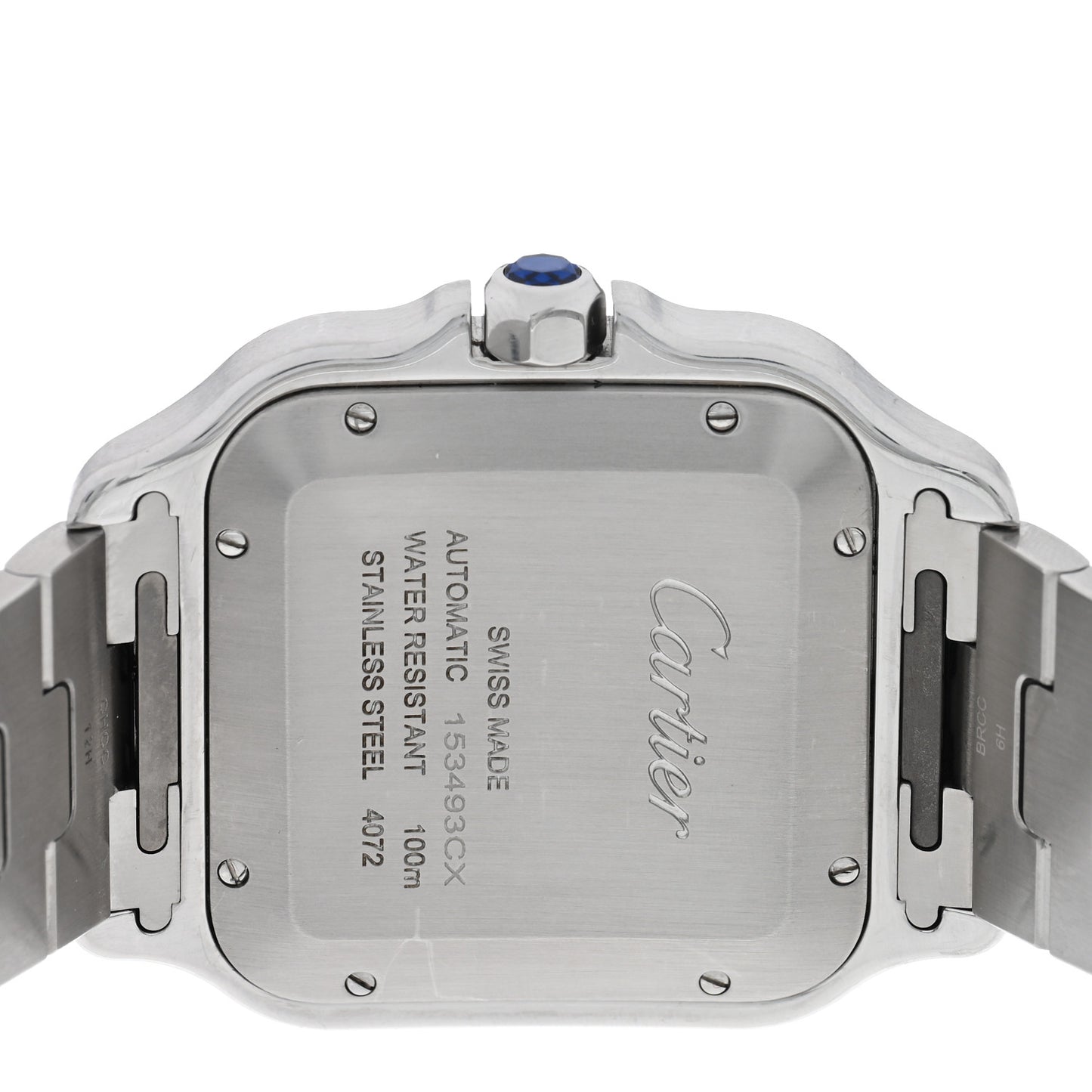 Stainless Steel 39.8mm Santos De Cartier Automatic Watch