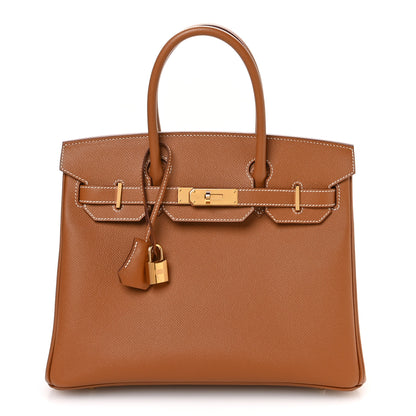 Hermes Epsom Birkin 30 Gold 1 of 11