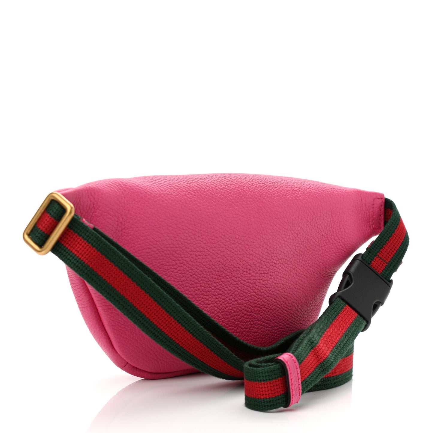 Grained Calfskin Small Logo Belt Bag Box Pink Green