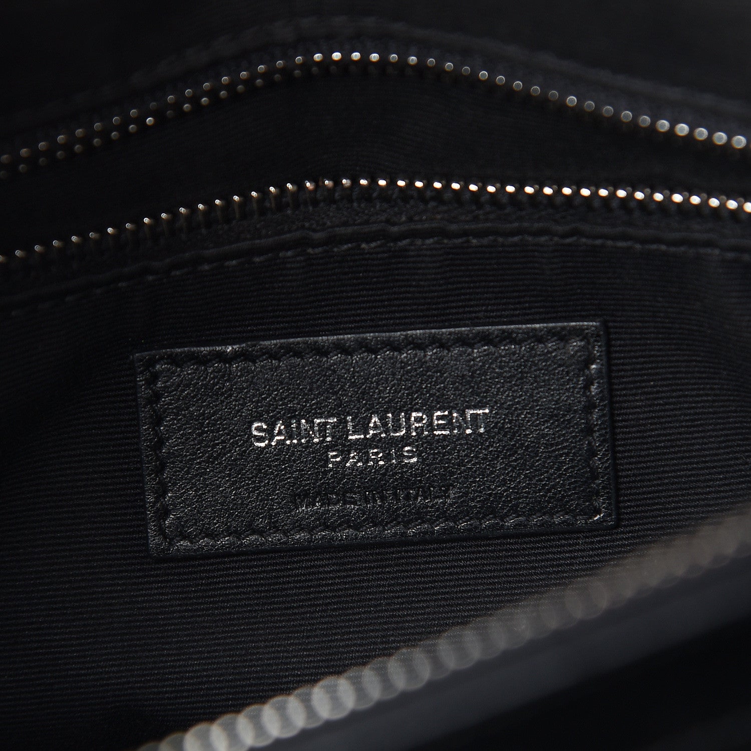 Saint Laurent Calfskin Y Quilted Monogram Medium Loulou Chain Satchel Black 6 of 18