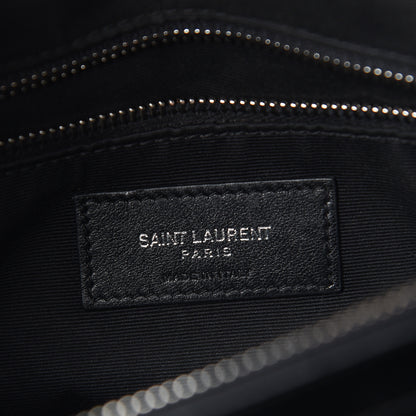 Saint Laurent Calfskin Y Quilted Monogram Medium Loulou Chain Satchel Black 6 of 18