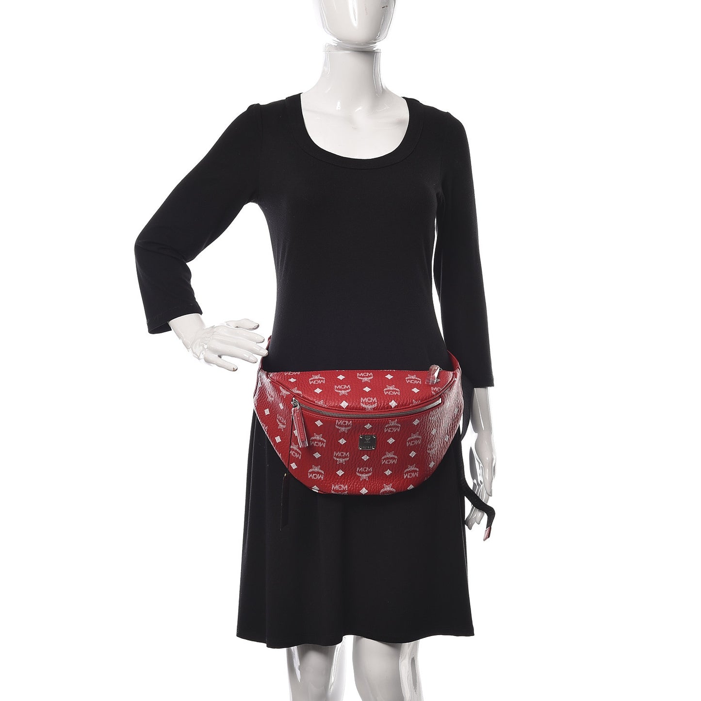 Visetos Medium Stark Belt Bag Red