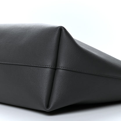 Saint Laurent Calfskin Large Shopping Tote Dark Grey 12 of 12