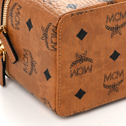MCM Visetos Vanity Case Cognac 8 of 10