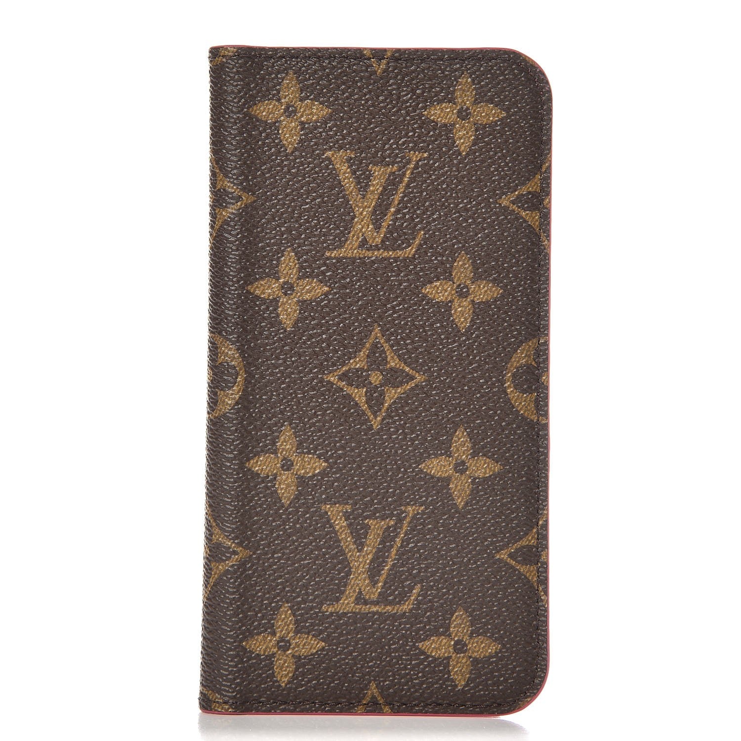 Louis Vuitton Monogram iPhone X Folio Case Rose Pop 1 of 7