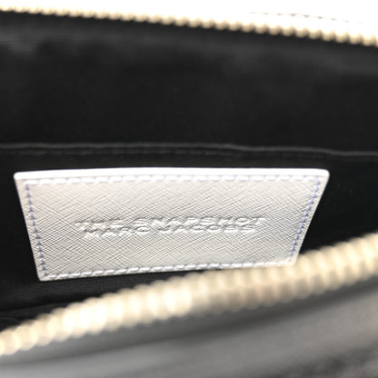 Marc Jacobs X Bloomingdales 150th Anniversary Saffiano Small Snapshot Camera Bag Black White 7 of 10