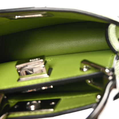 Fendi Shiny Nappa Nano Peekaboo Maxi Handle Satchel Wasabi 5 of 10