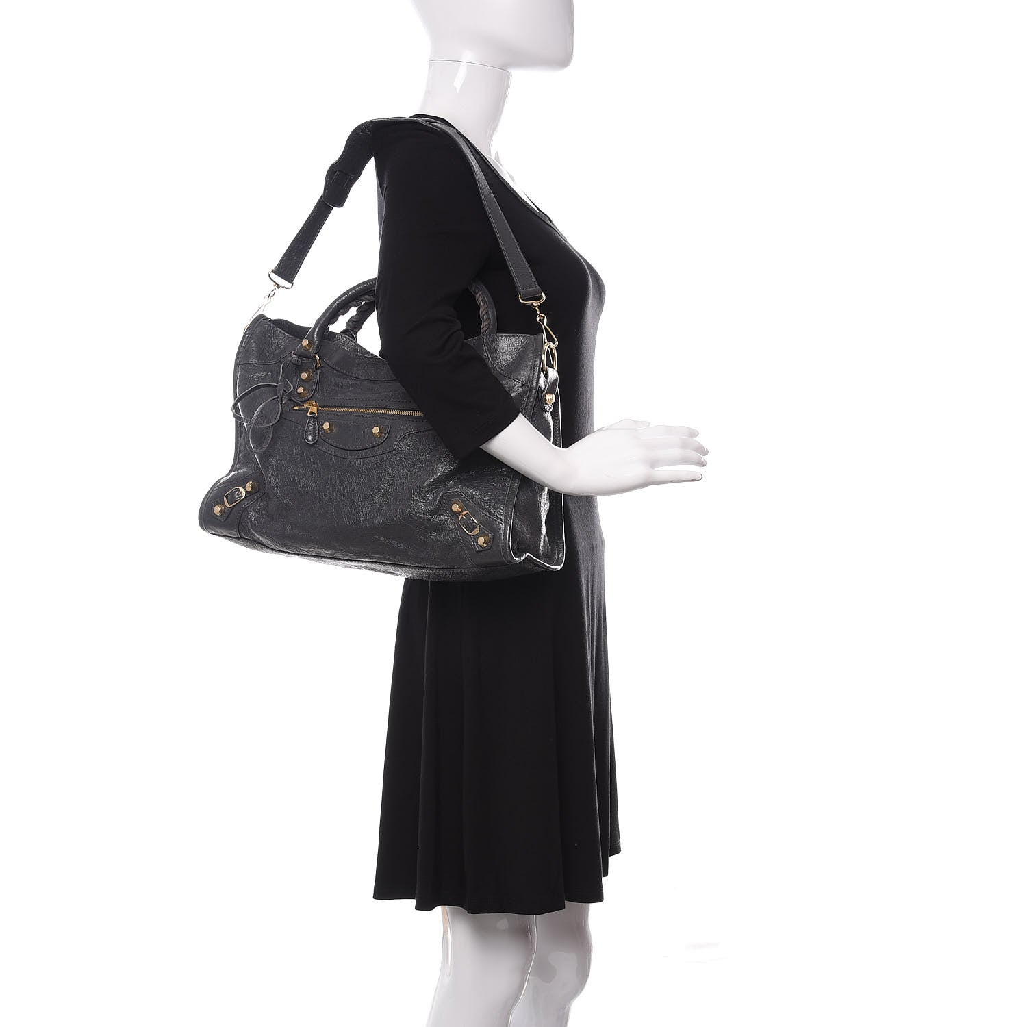 Balenciaga Agneau Giant 12 Gold Hardware City Gris Fossile 2 of 12