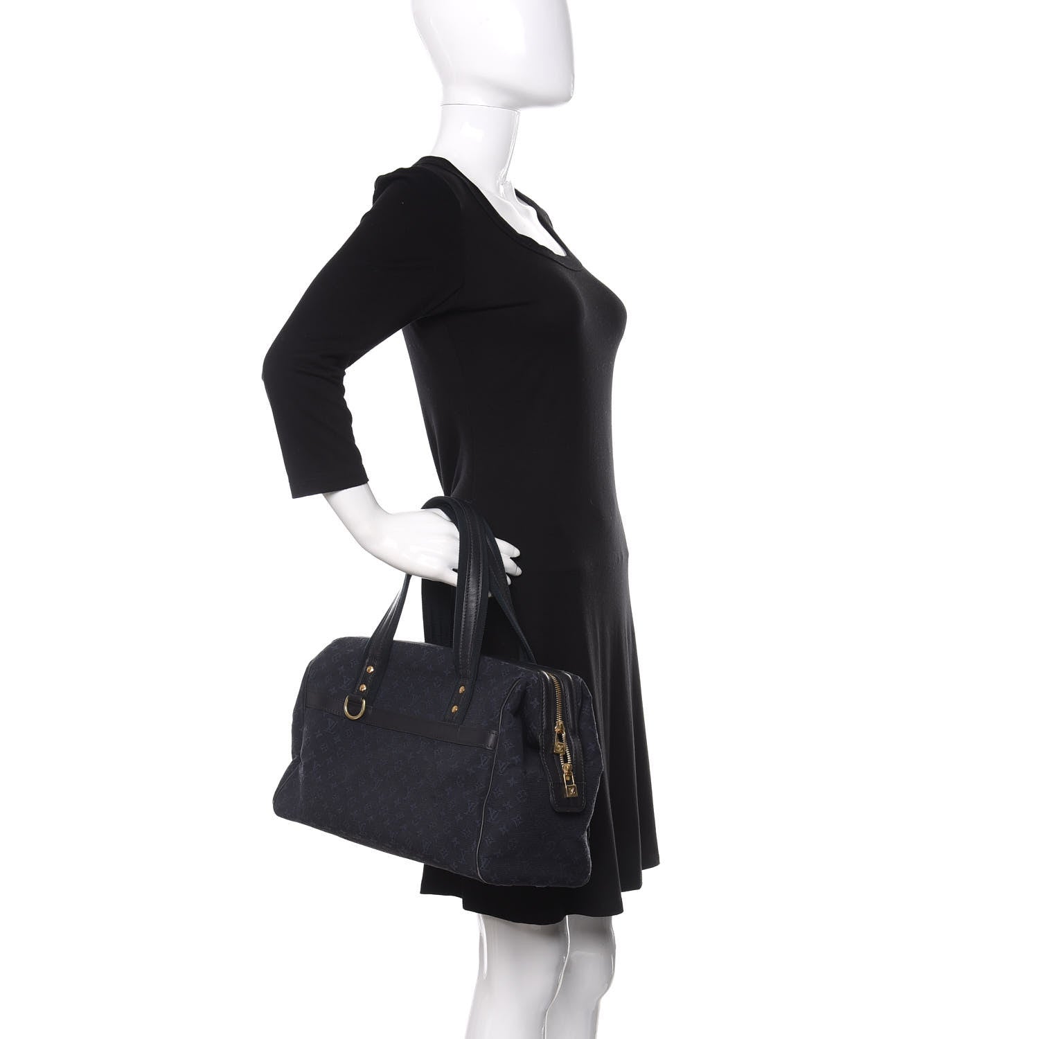 Louis Vuitton Mini Monogram Josephine GM Blue 2 of 12