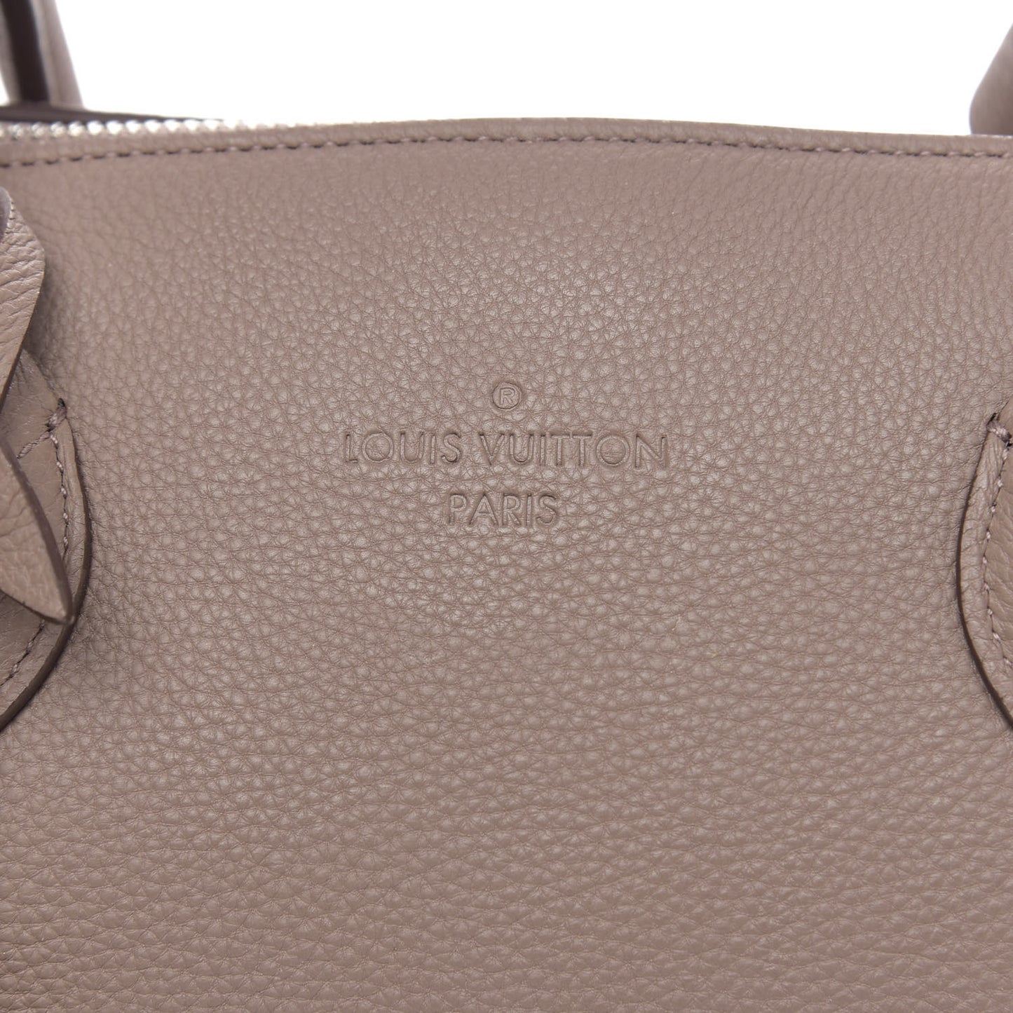 Veau Bougie Triangle PM Taupe Violet