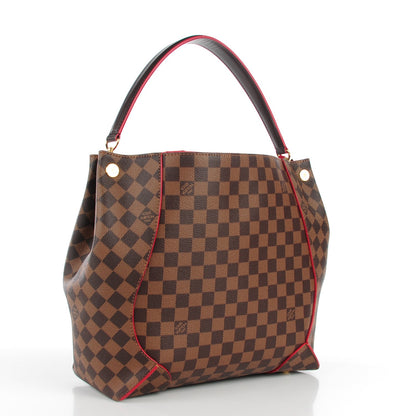 Louis Vuitton Damier Ebene Caissa Hobo Cherry 3 of 7