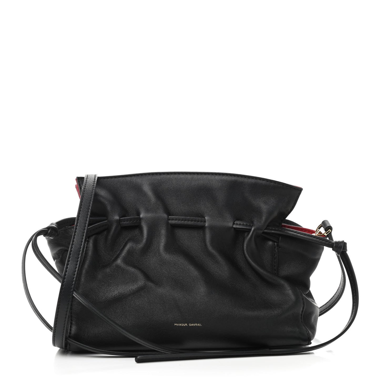 Lambskin Mini Protea Bag Black Flamma