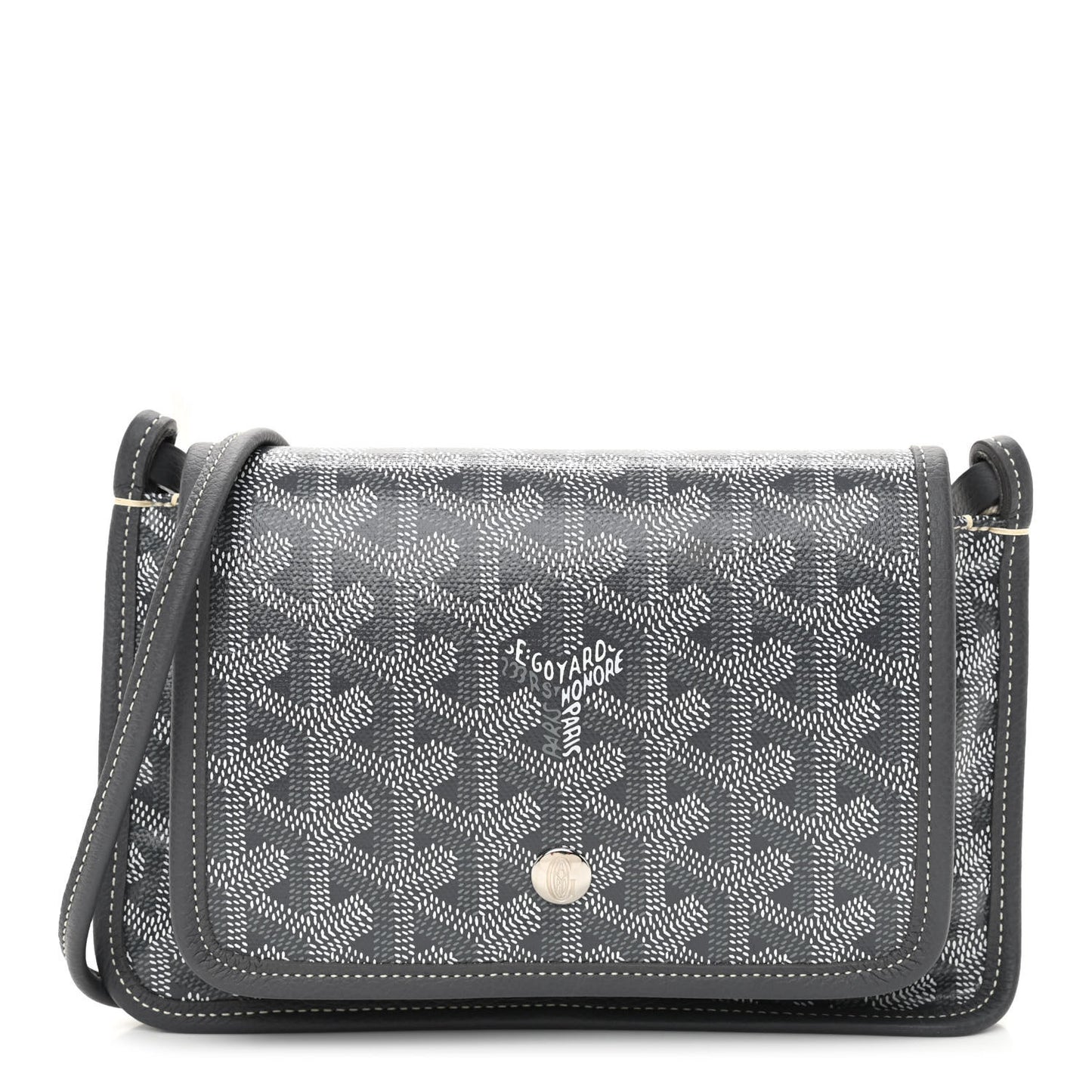 Goyardine Plumet Wallet Clutch Grey