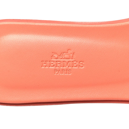 Hermes Epsom Oran Sandals 38 Orange Joey 8 of 8