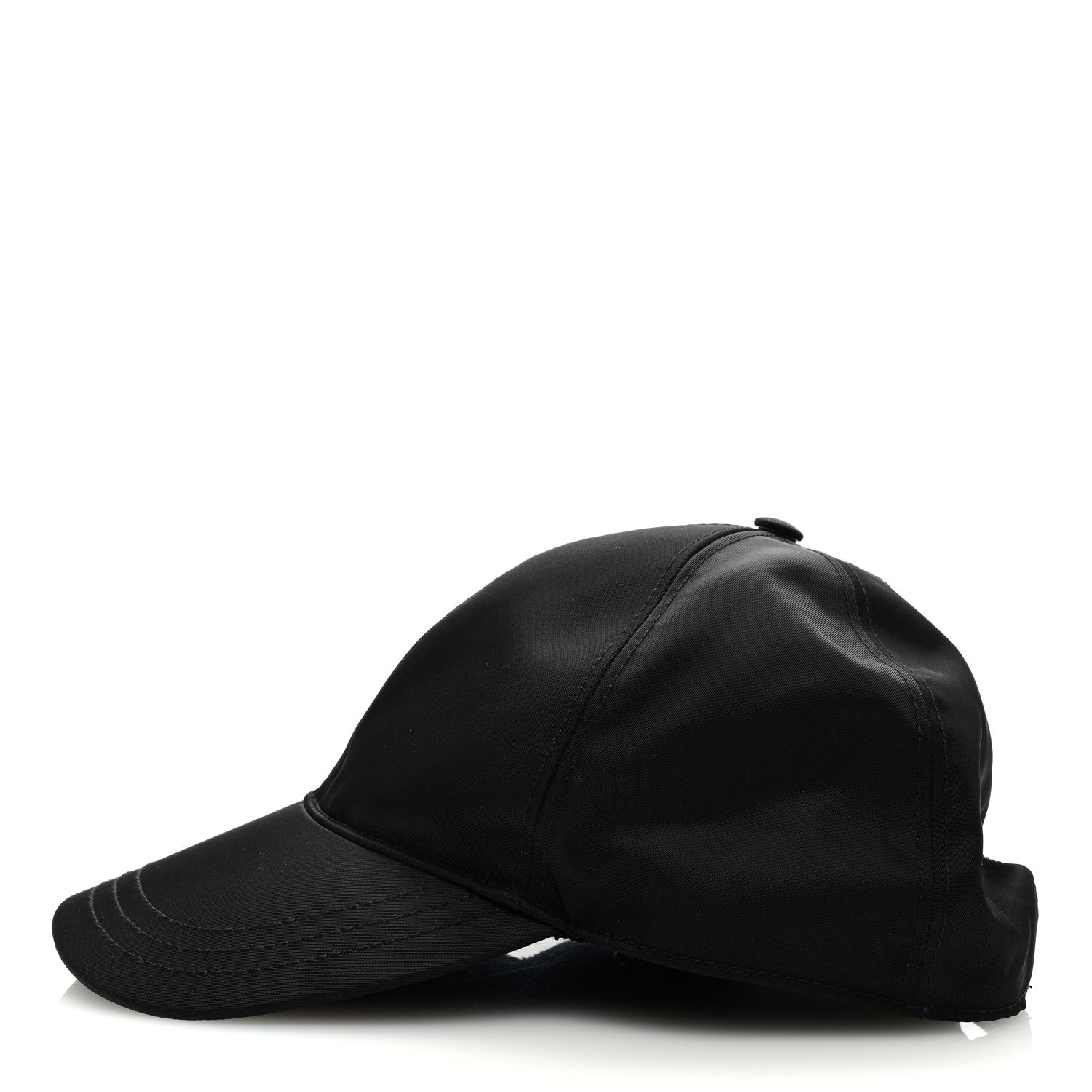 Prada Tessuto Nylon Logo Baseball Cap M Black 4 of 7