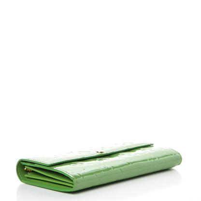 Louis Vuitton Vernis Sarah Wallet Vert Tonic 4 of 8