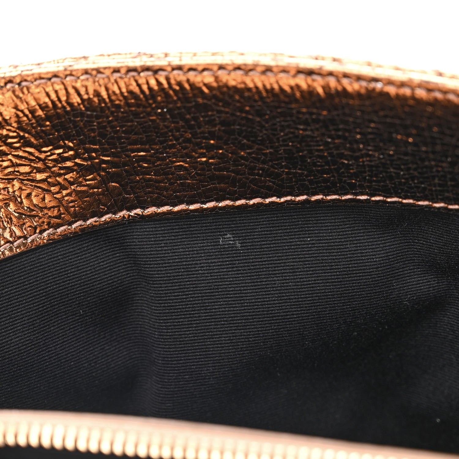 Saint Laurent Metallic Cracked Calfskin Matelasse Monogram Medium College Bag Copper 10 of 10