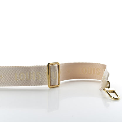 Louis Vuitton Nylon Petite Malle Souple Shoulder Strap Creme 4 of 5