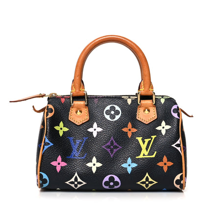 Louis Vuitton Monogram Multicolor Mini Sac HL Speedy Black 1 of 11