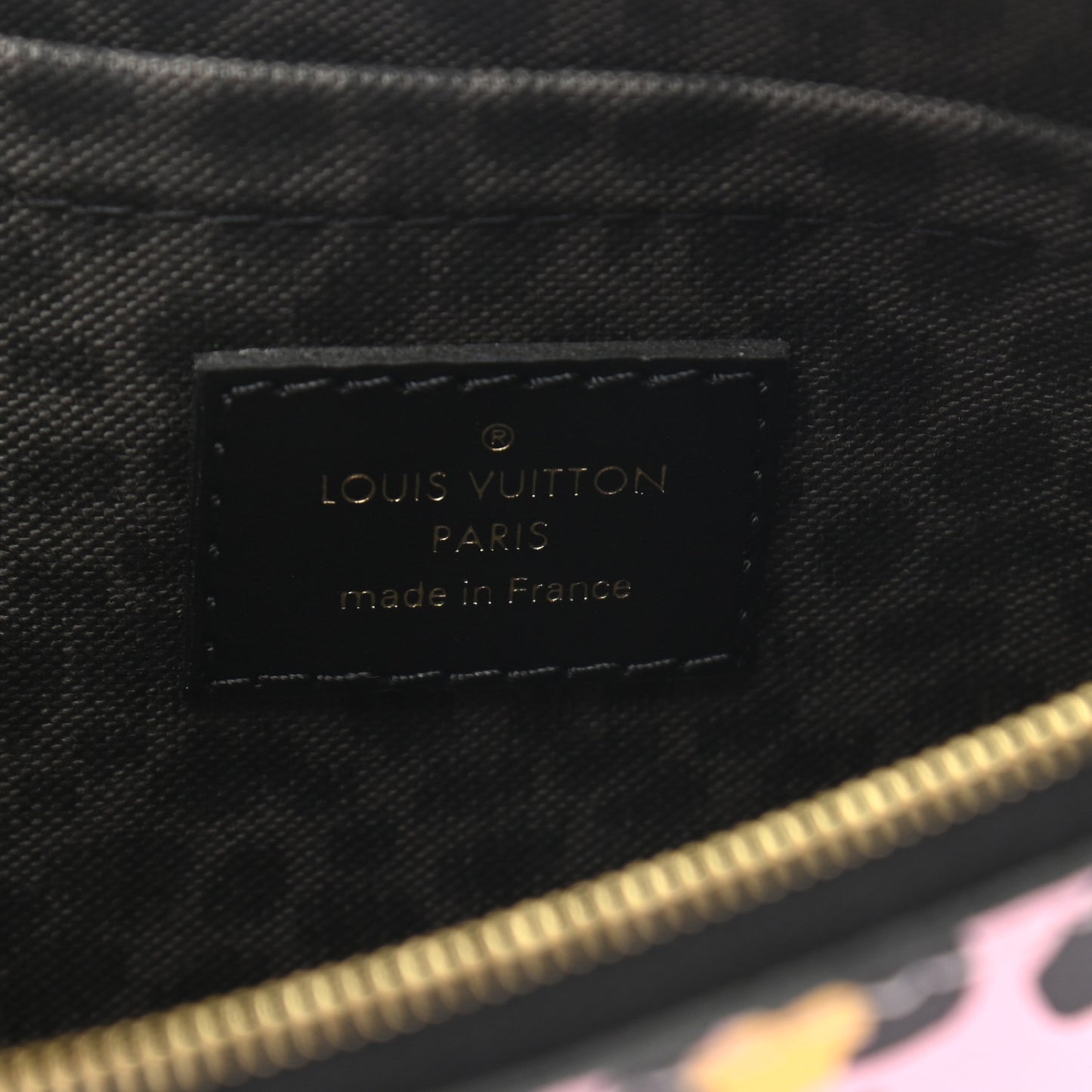 Monogram Giant Wild At Heart Neverfull MM Pochette Black