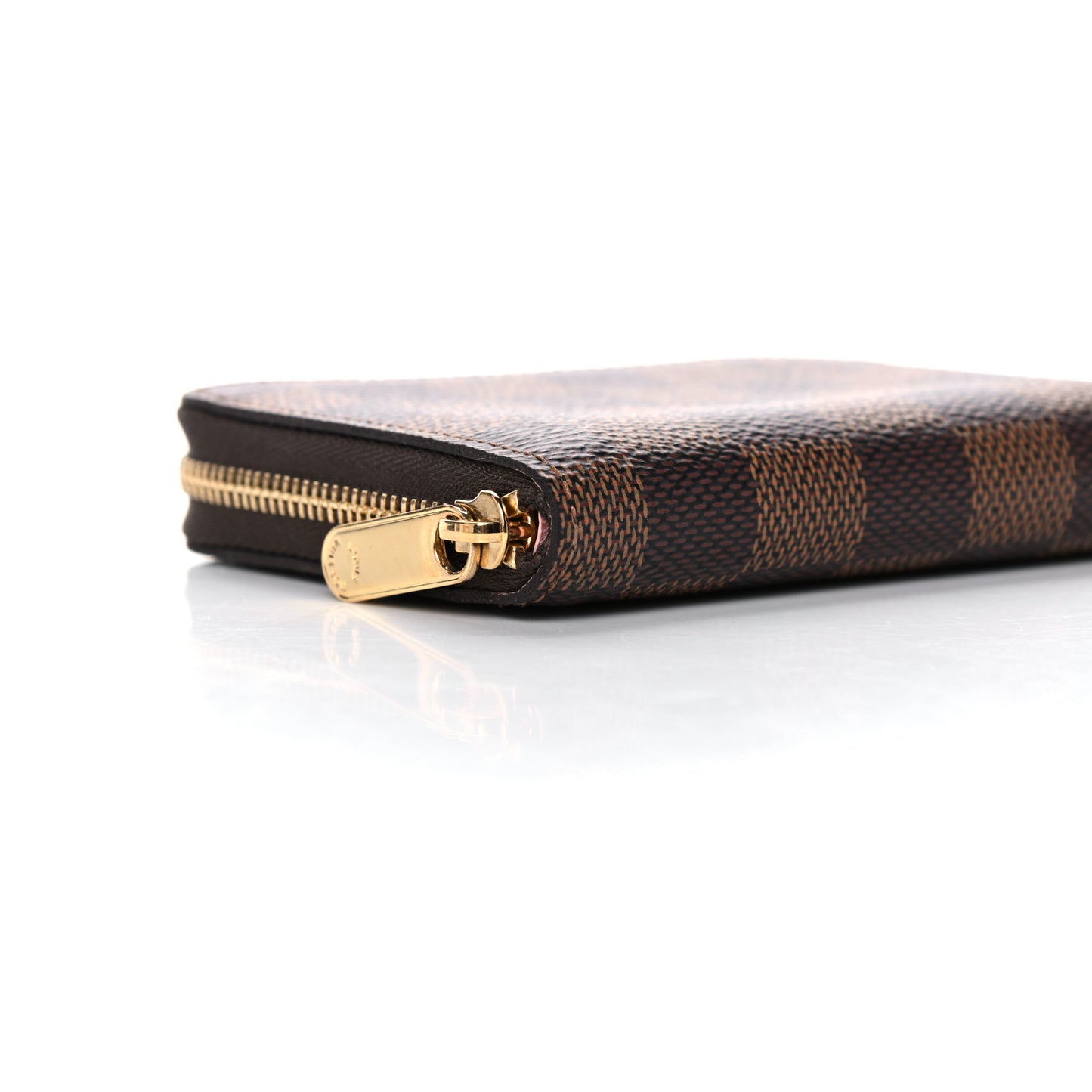 Damier Ebene Zippy Coin Purse Rose Ballerine