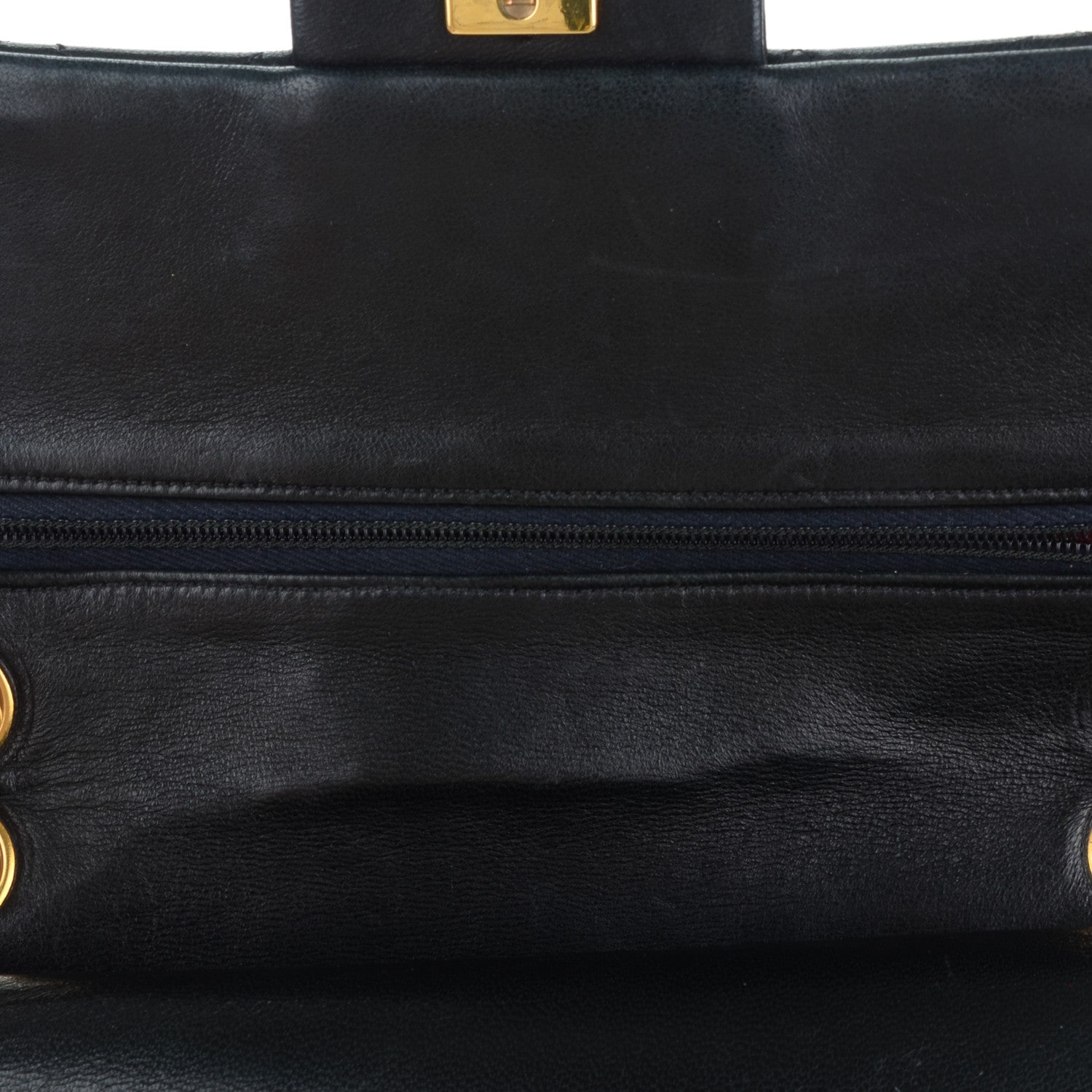 Chanel Lambskin Quilted Small Double Flap Black 8 of 11