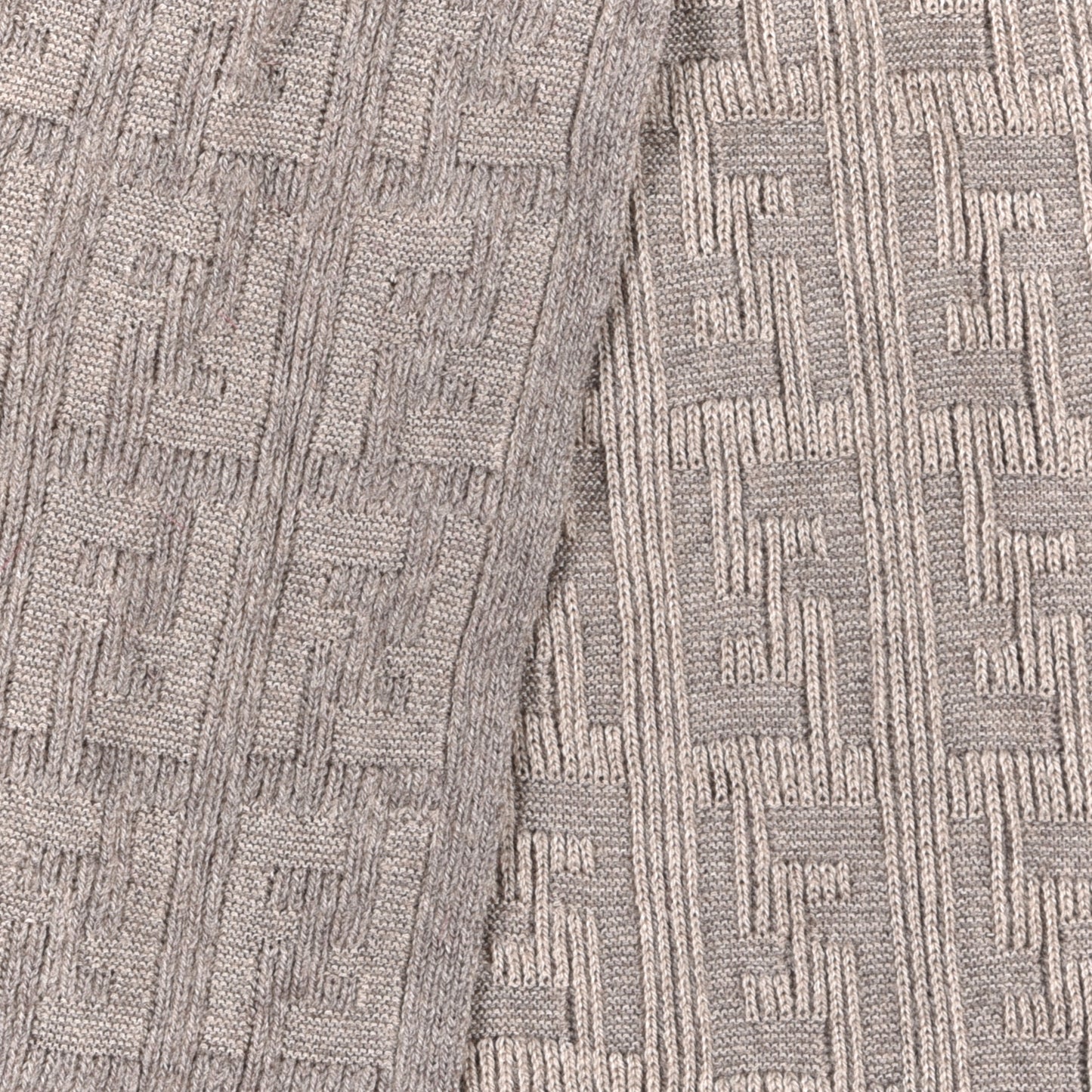 Wool FF Scarf Grey