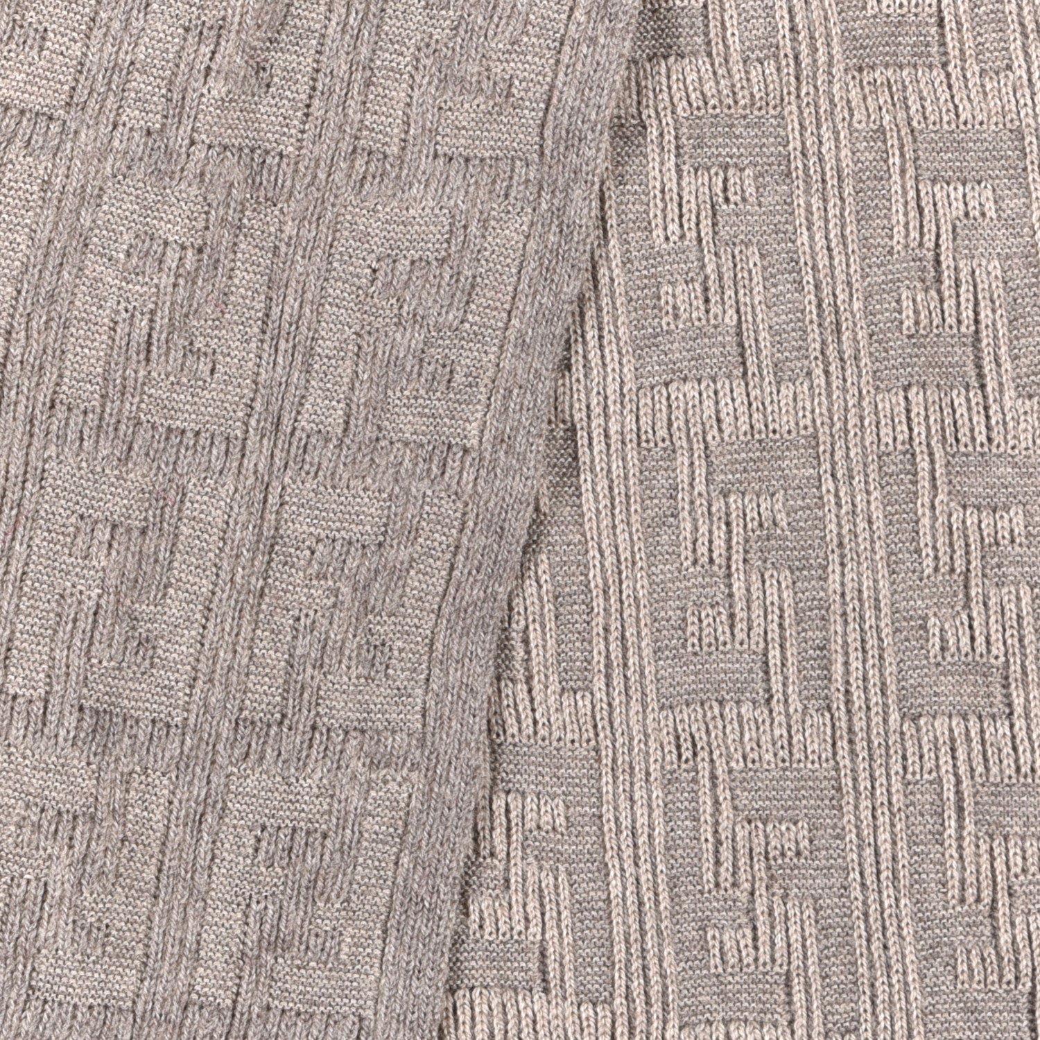 Fendi Wool FF Scarf Grey 3 of 4