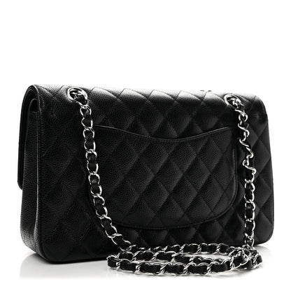 Chanel Caviar Quilted Medium Double Flap Black 3 of 11