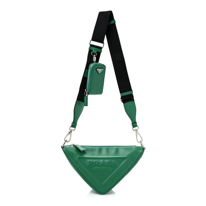 Prada Grace Lux Triangle Shoulder Bag Mango 1 of 8