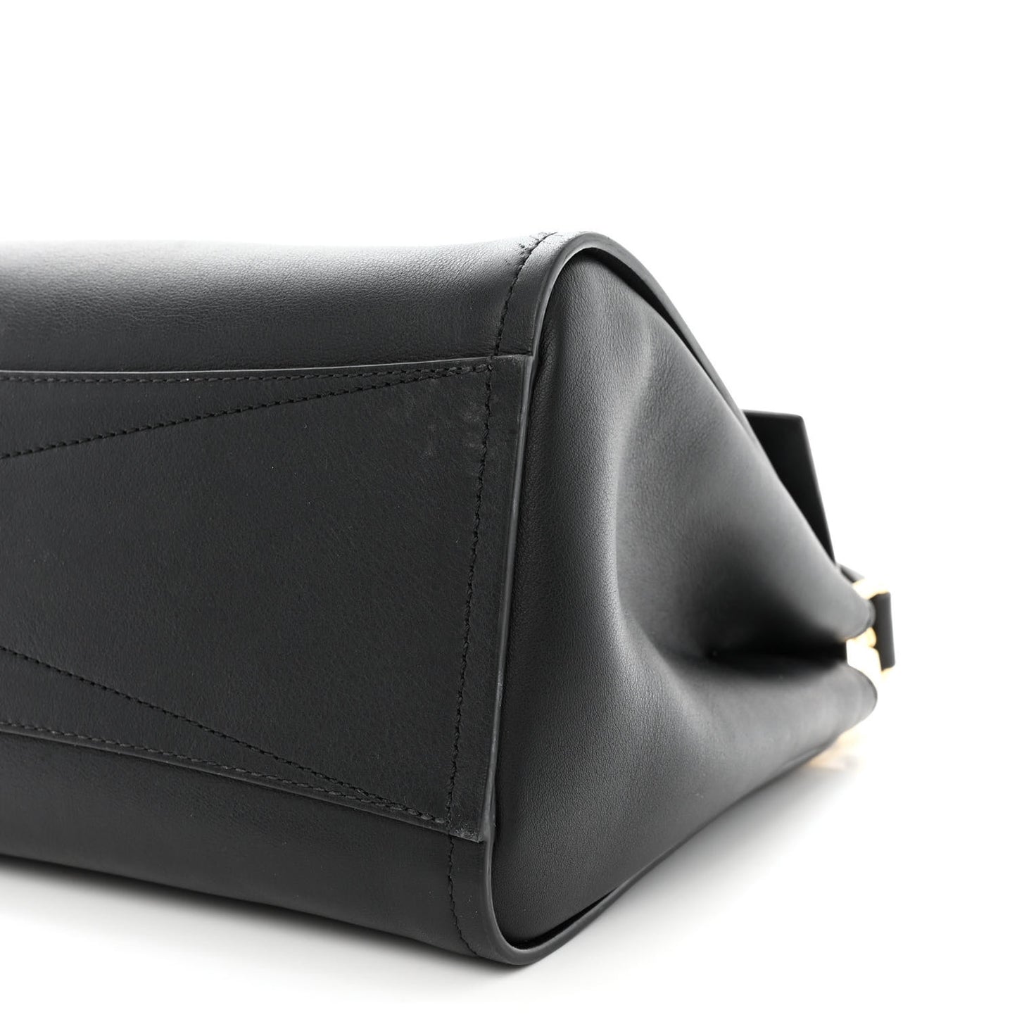 Calfskin Small Mystic Shoulder Bag Black