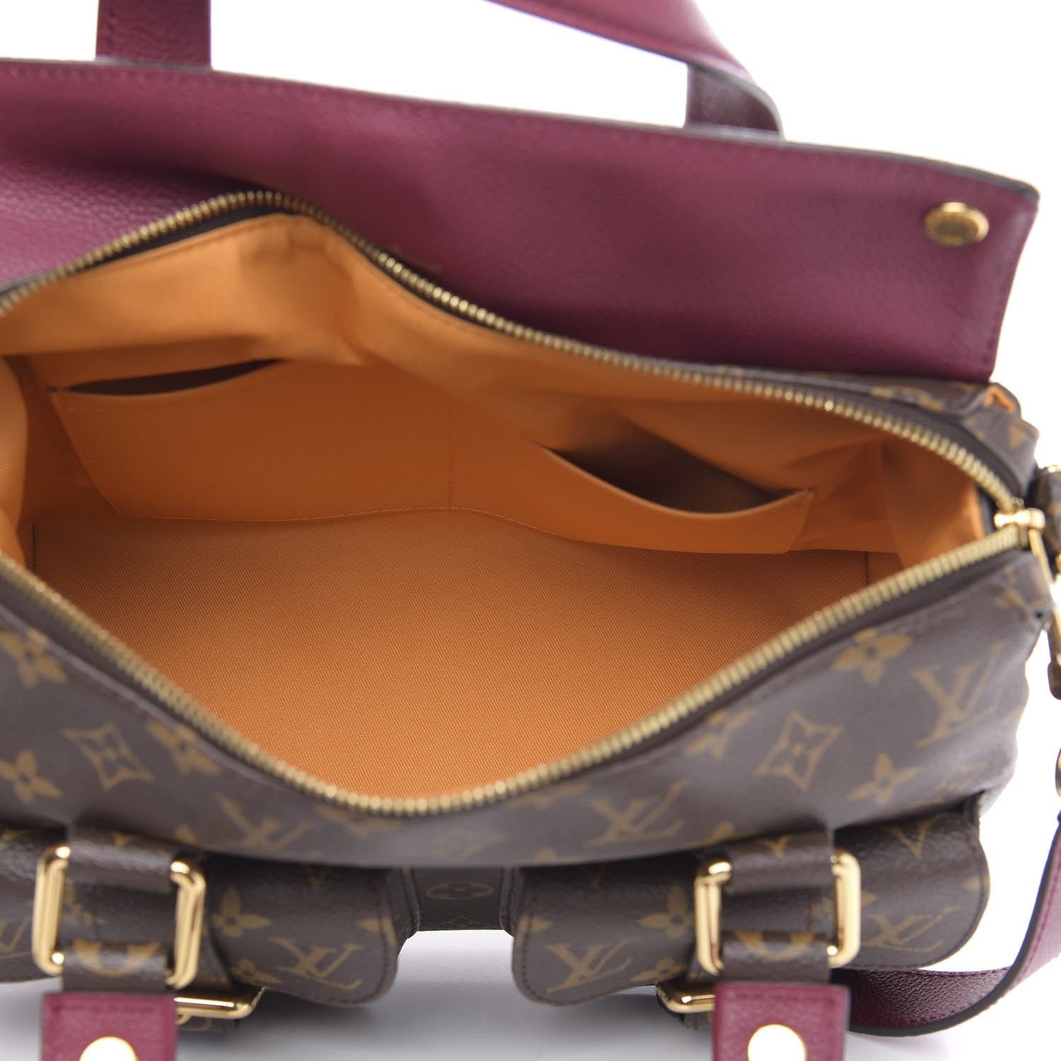 Louis Vuitton Monogram Manhattan NM Raisin 6 of 9