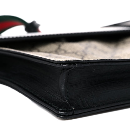 Gucci GG Supreme Monogram Web Belt Bag Black 11 of 16