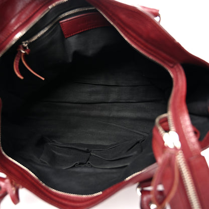 Balenciaga Chevre Silver Metallic Edge Hardware City Cassis 6 of 12