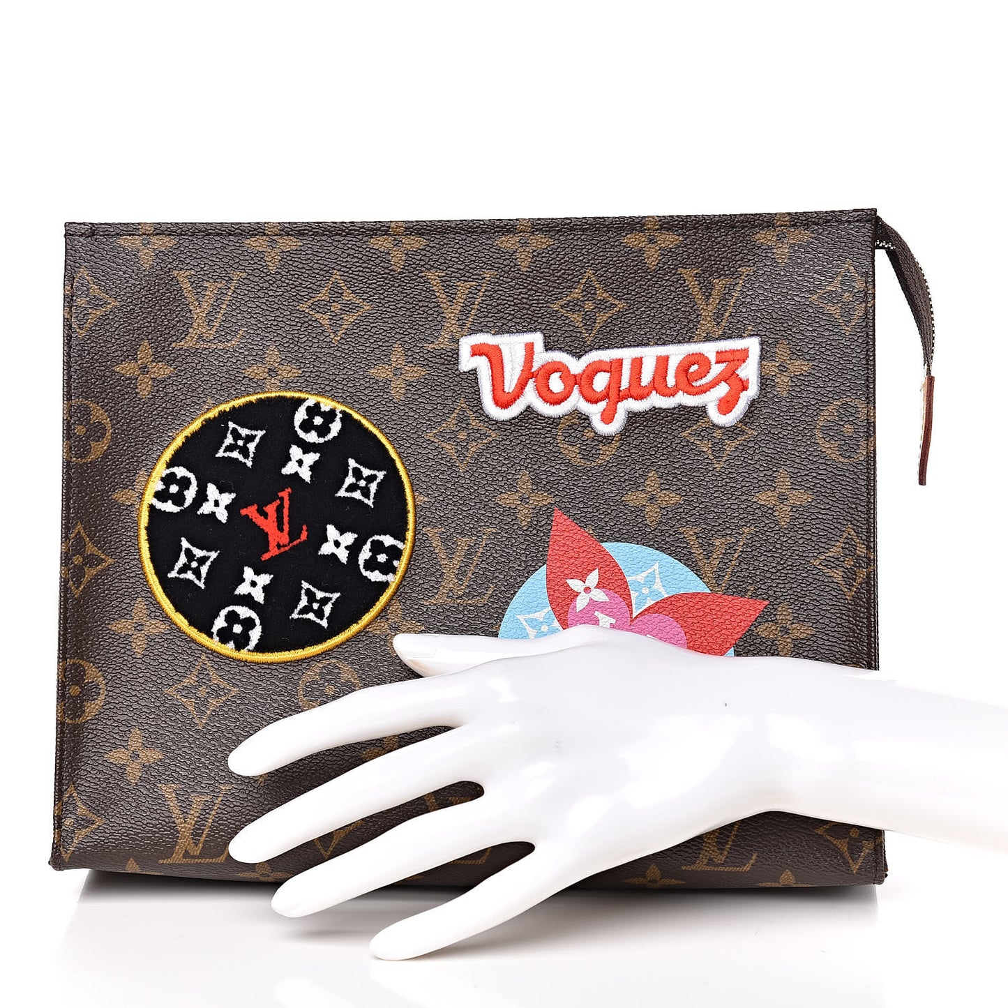 Monogram Travel Stickers Toiletry Pouch 26