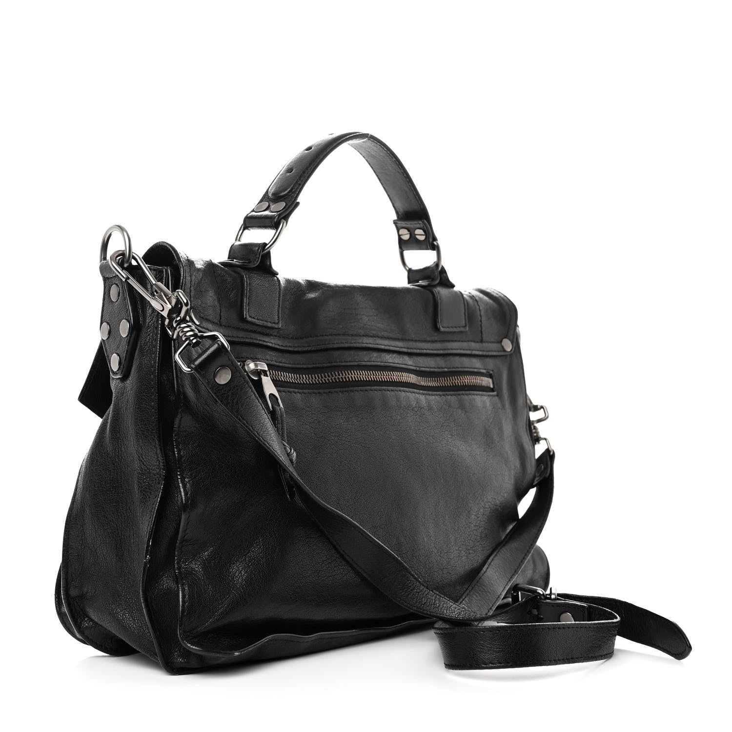 Proenza Schouler Lambskin Medium PS1 Satchel Black 3 of 10
