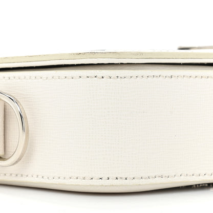 Off-White Saffiano Striped Mini Diag Binder Clip Bag White Black Yellow 9 of 14